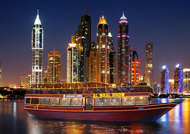 marina dhow cruise dubai